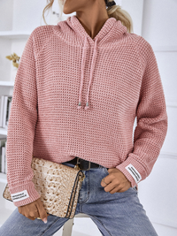 <tc>Ilgas megztas džemperis Trotiral rožinis</tc>