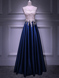 <tc>Elegantiška suknelė Nemera tamsiai mėlyna</tc>