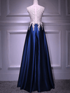<tc>Elegantiška suknelė Nemera tamsiai mėlyna</tc>