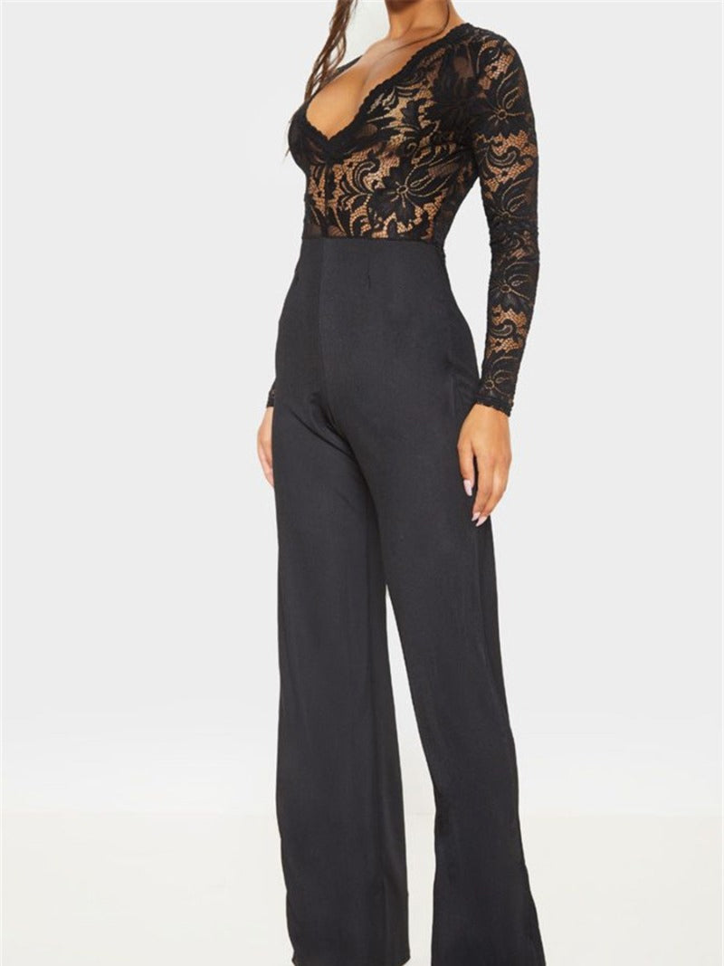 ELEGANT JUMPSUIT DIVENA black