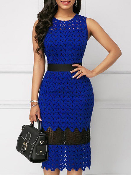 <tc>Elegantiška suknelė Carley mėlyna</tc>
