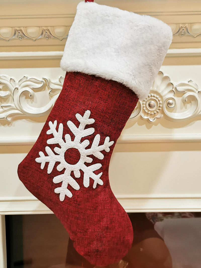 <tc>Dekoracija kalėdų dovanų maišelis "kojinės" Marry raudona 2</tc>