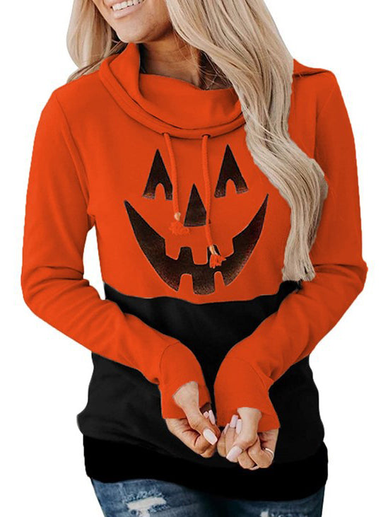 <tc>Helovino džemperis Itcel oranžinės ir juodos spalvos</tc>
