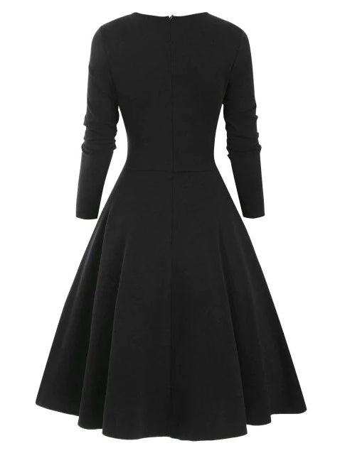 <tc>Elegantiška suknelė Zlota juoda</tc>