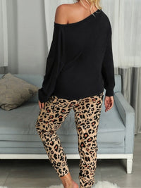 Dviejų dalių pižamos rinkinys SIGOURNEY leopard