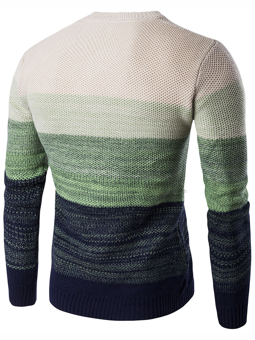 <tc>Vyriškas dryžuotas puloveris Langer spalvotas</tc>