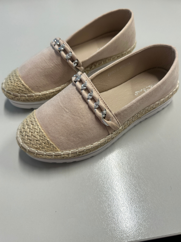 Espadrilės LEANA rožinės