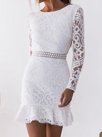 <tc>Elegantiška suknelė Cescelia balta</tc>
