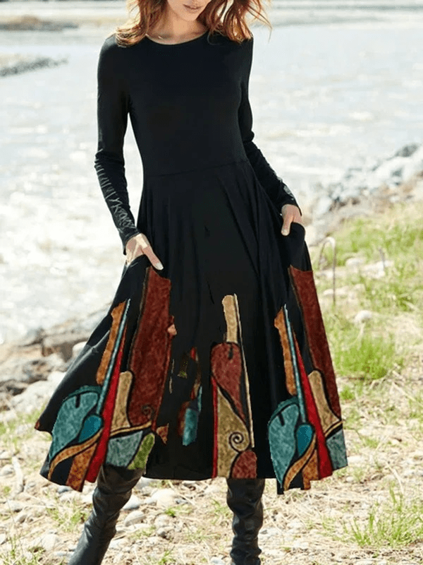 <tc>Elegantiška suknelė Viorten juoda</tc>