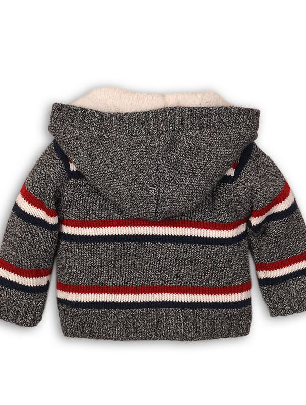 BABY OUTSIDE CARDIGAN DEVID grey