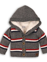 BABY OUTSIDE CARDIGAN DEVID grey