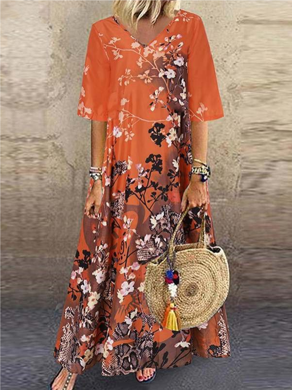 <tc>Vasarinė suknelė Karniella oranžinė</tc>