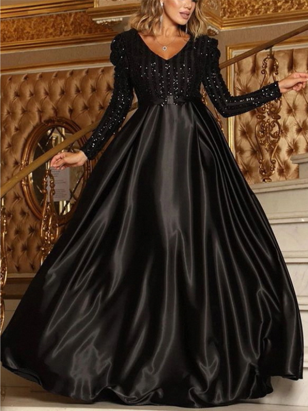 <tc>Elegantiška suknelė Mallie juoda</tc>