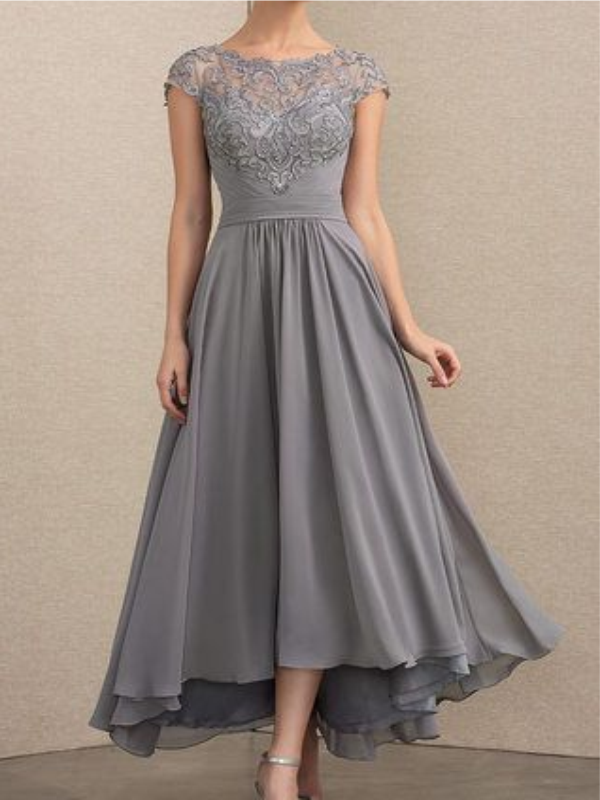 <tc>Elegantiška suknelė Malynda pilka</tc>