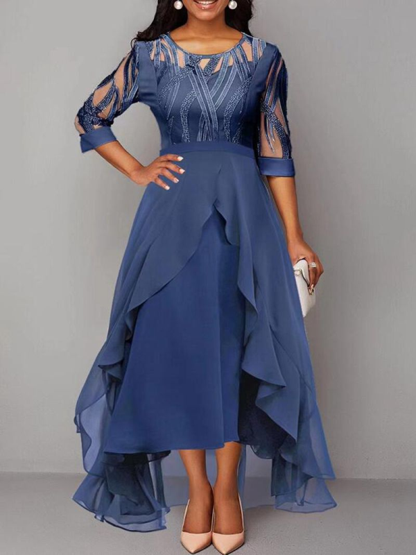 <tc>Elegantiška suknelė Verner mėlyna</tc>