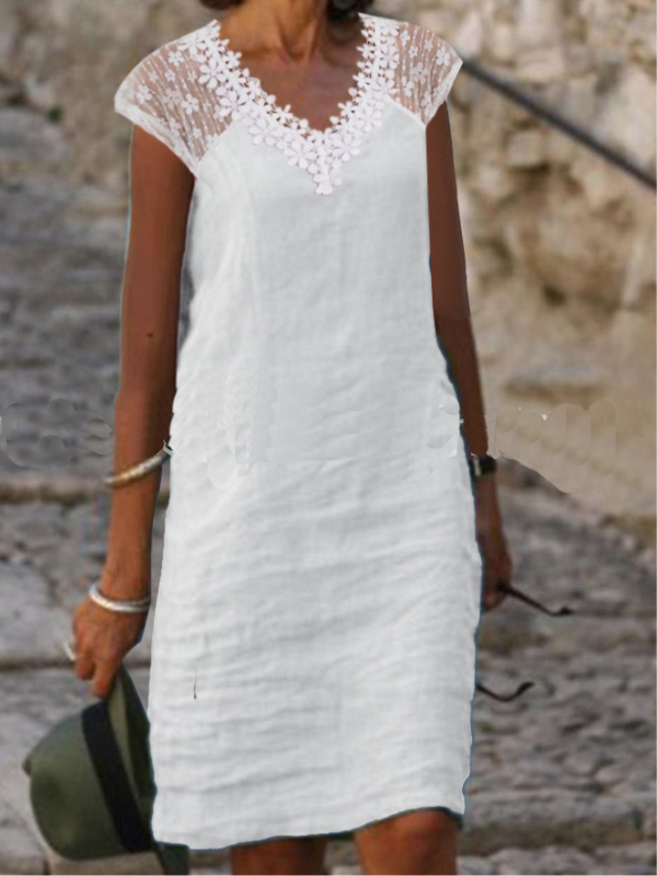 <tc>Elegantiška suknelė Zayleen balta</tc>