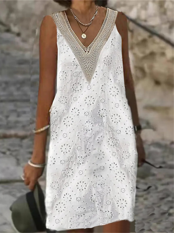 <tc>Elegantiška suknelė Zarin balta</tc>