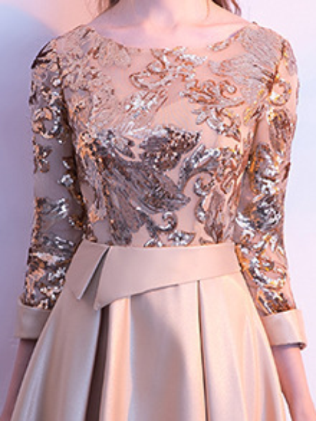 <tc>Elegantiška suknelė Terrika smėlio spalvos</tc>
