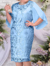 <tc>Elegantiška suknelė Terasha mėlyna</tc>