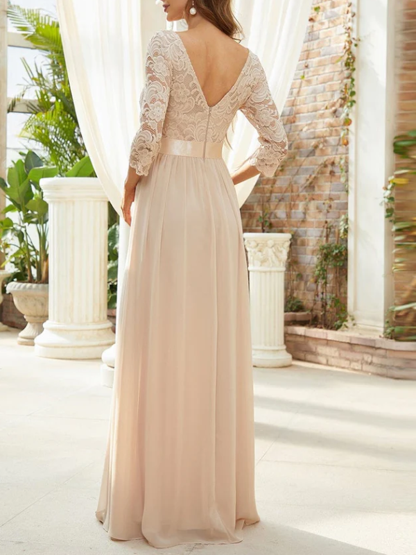 <tc>Elegantiška suknelė Tinni smėlio spalvos</tc>