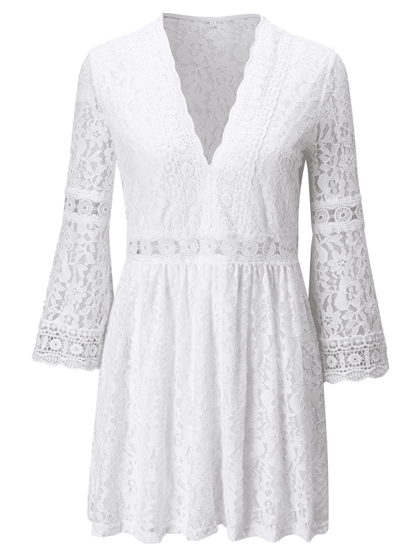 <tc>Elegantiška suknelė Alonna balta</tc>