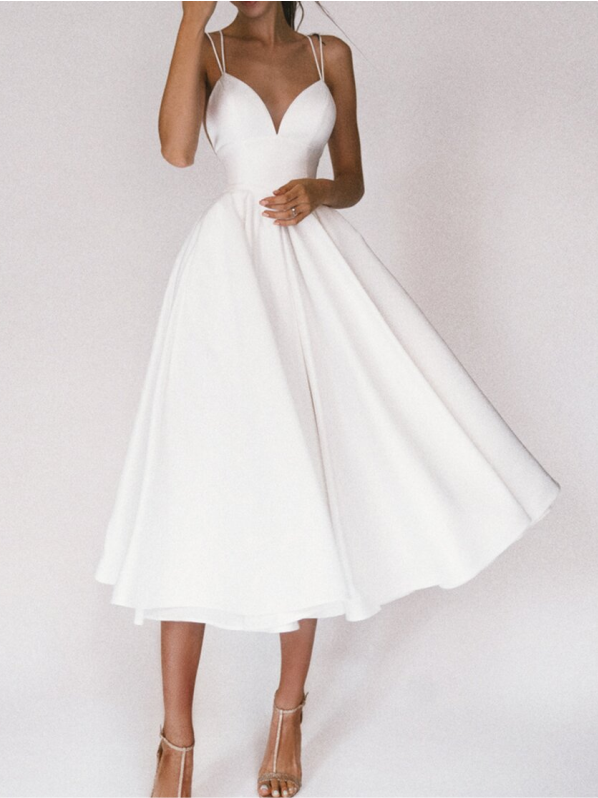 <tc>Elegantiška suknelė Alefti balta</tc>