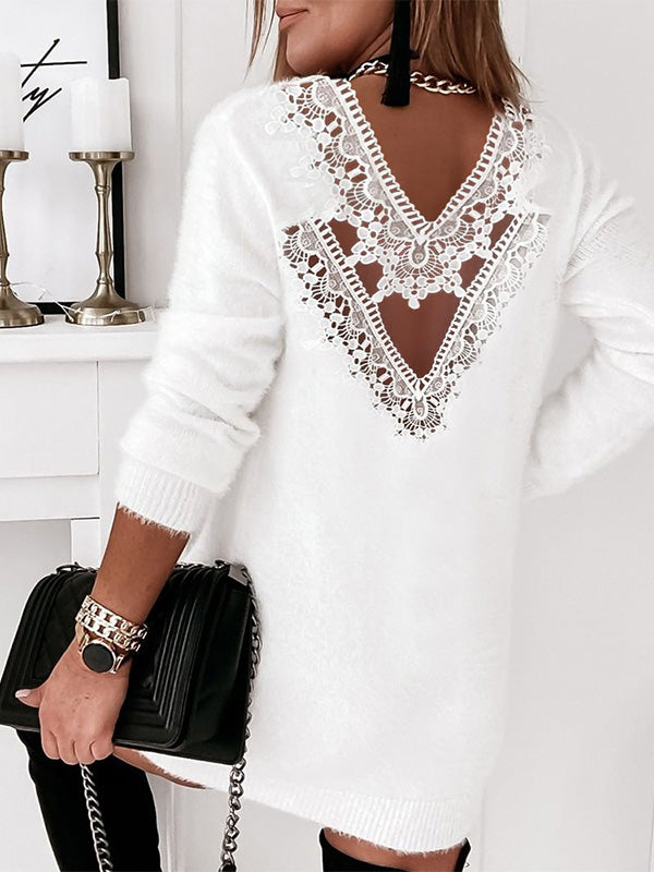 <tc>Elegantiška suknelė Odaly balta</tc>