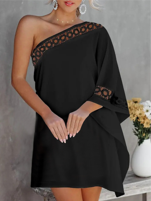 <tc>Elegantiška suknelė Nanete juoda</tc>