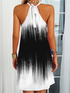 <tc>Elegantiška suknelė Sharika juodai balta</tc>