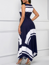 <tc>Elegantiška suknelė Kelemon tamsiai mėlyna</tc>