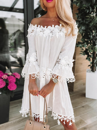 <tc>Elegantiška suknelė Sharina balta</tc>