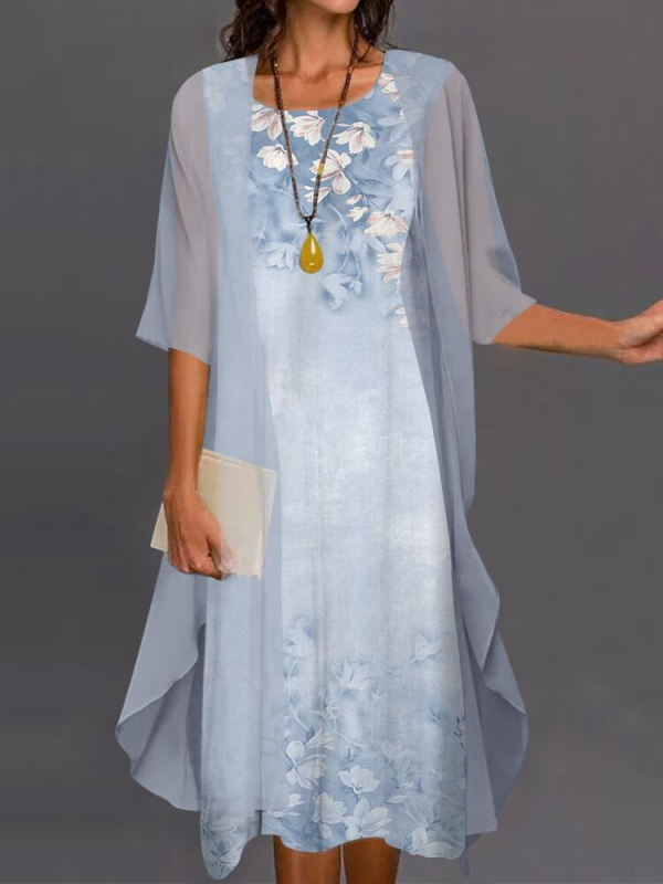 <tc>Elegantiška suknelė Oula šviesiai mėlyna</tc>
