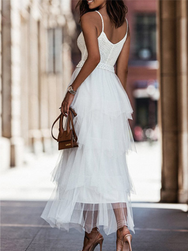 <tc>Elegantiška suknelė Kiara balta</tc>