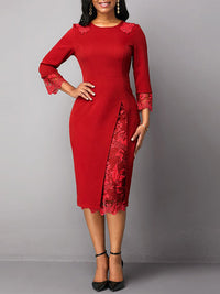 <tc>Elegantiška suknelė Nancee raudona</tc>