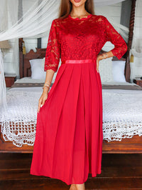 <tc>Maksi suknelė Netty raudona</tc>