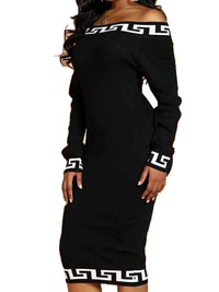 <tc>Elegantiška suknelė Linani juoda</tc>