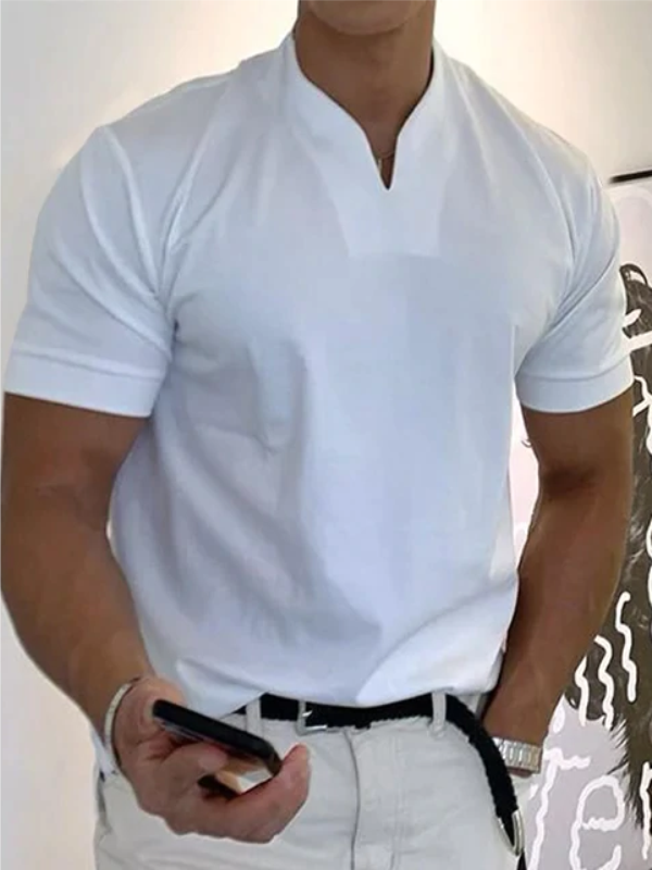 <tc>Vyriški marškinėliai Fabrizio balti</tc>