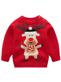 <tc>Vaikiškas megztinis Makenna raudonas</tc>