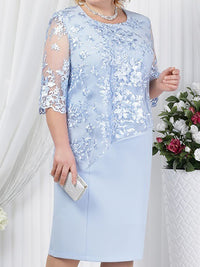 <tc>Elegantiška suknelė Virgino šviesiai mėlyna</tc>