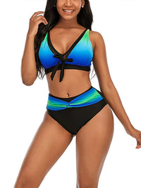 <tc>Bikinis Nicole juodas ir mėlynas</tc>