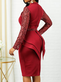 <tc>Elegantiška suknelė Nayelia raudona</tc>