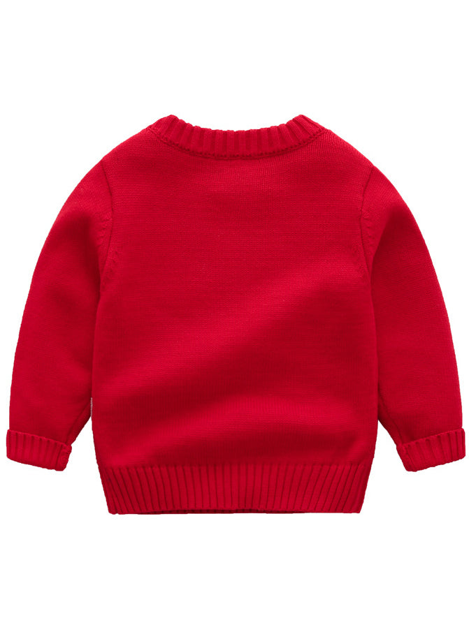 <tc>Vaikiškas megztinis Makenna raudonas</tc>