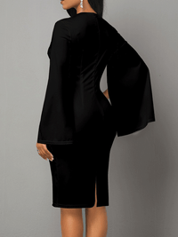 <tc>Elegantiška suknelė Idarine juoda</tc>