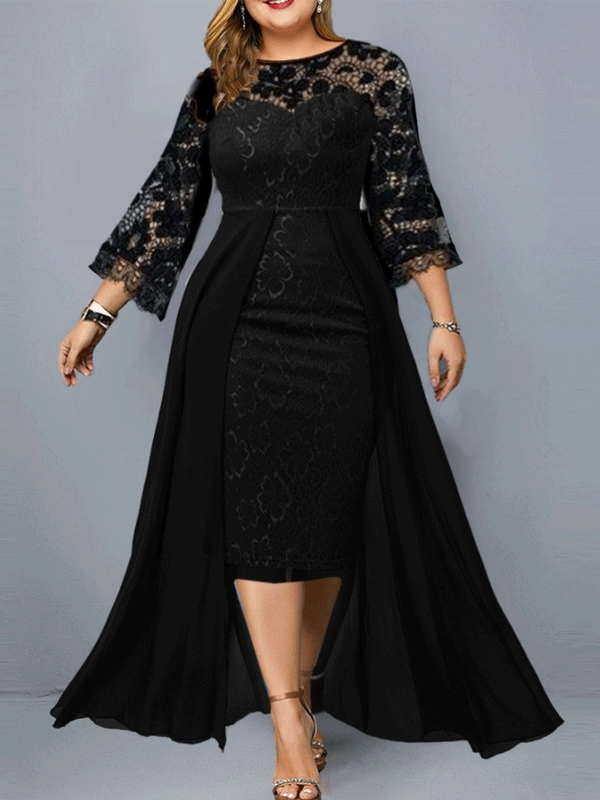 <tc>Elegantiška suknelė Ismenia juoda</tc>