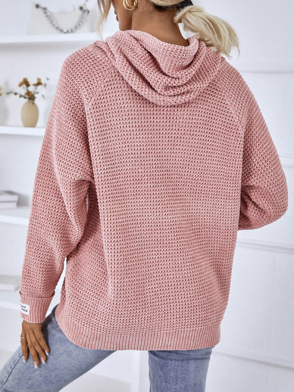<tc>Ilgas megztas džemperis Trotiral rožinis</tc>