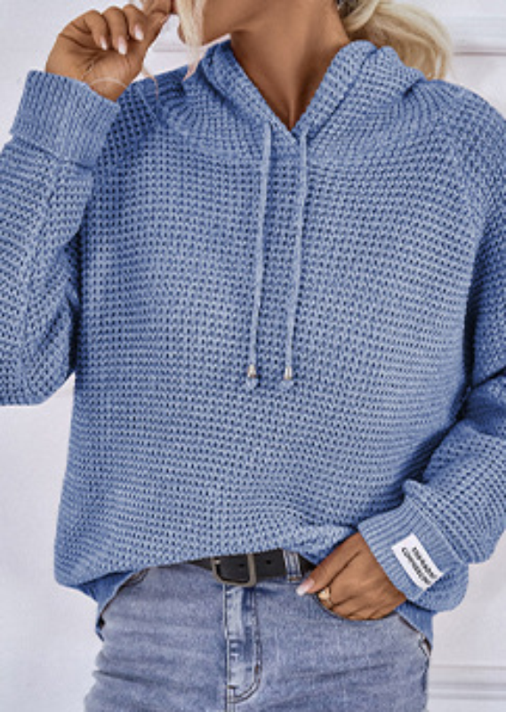 <tc>Ilgas megztas džemperis Trotiral mėlynas<br></tc>