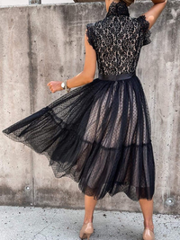 <tc>Elegantiška suknelė Teonna juoda</tc>